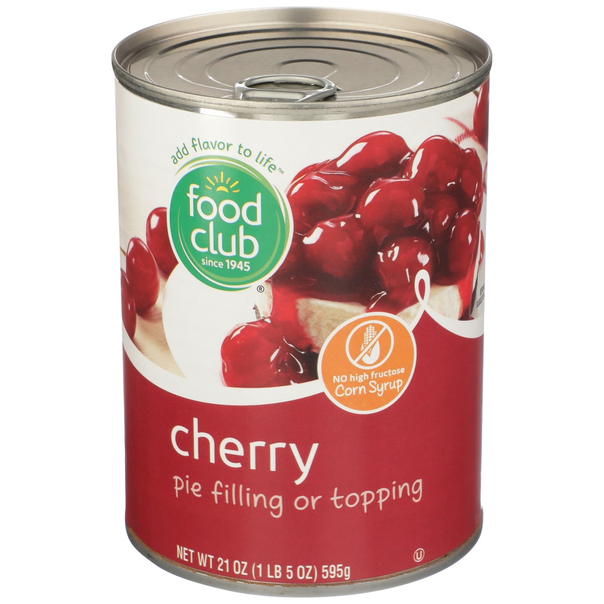 slide 1 of 1, Food Club Cherry Pie Filling or Topping, 21 oz