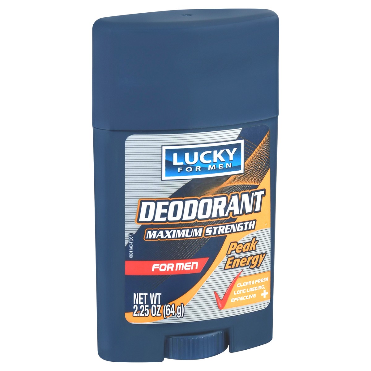 slide 2 of 9, Lucky For Men Peak Energy Maximum Strength Deodorant 2.25 oz, 2.25 oz