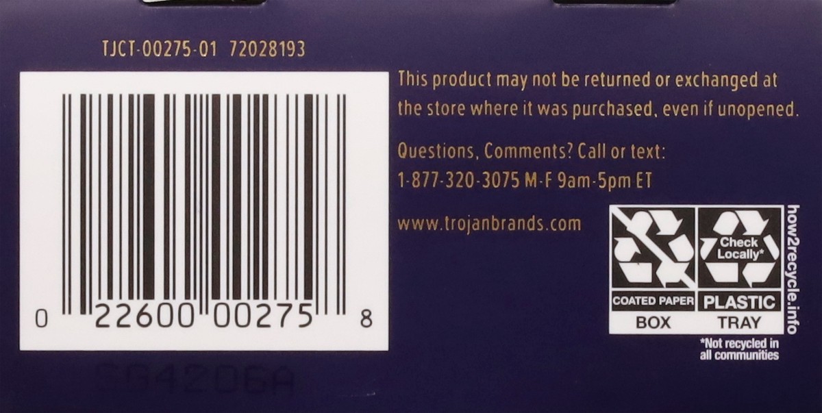 slide 7 of 13, Trojan Dual Pleasure Vibrating Ring 1 ea, 1 ct