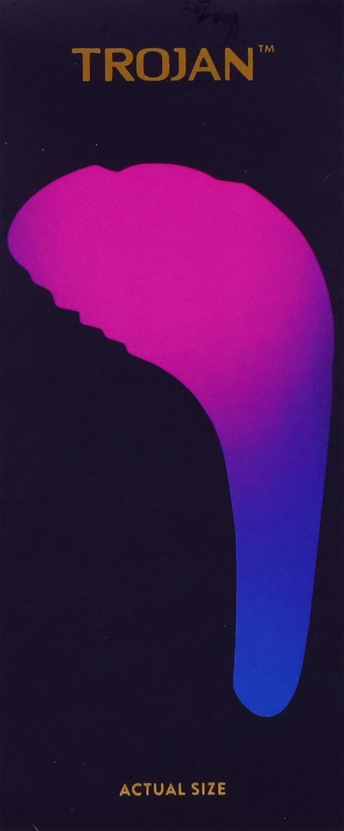 slide 8 of 13, Trojan Dual Pleasure Vibrating Ring 1 ea, 1 ct