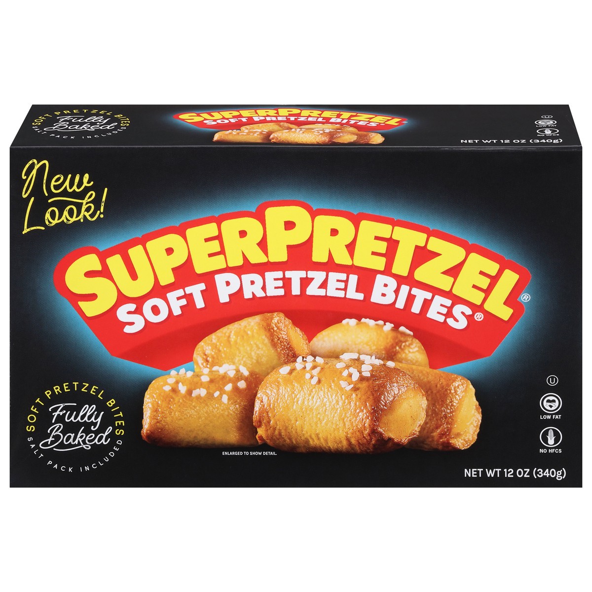 slide 1 of 9, SuperPretzel Soft Pretzel Bites, 12 oz