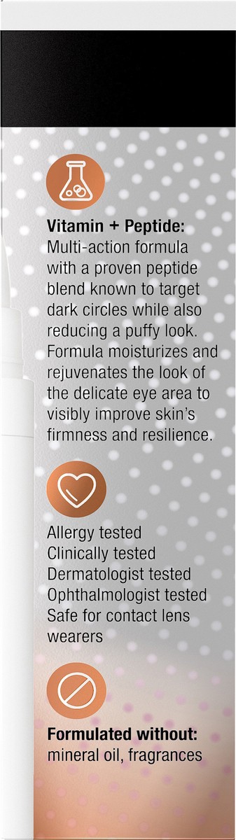 slide 8 of 8, Neutrogena Rapid Firming Peptide Multi Action Depuffing Brightening, and Hydrating Eye Cream - Fragrance Free - 0.5 fl oz, 0.5 oz