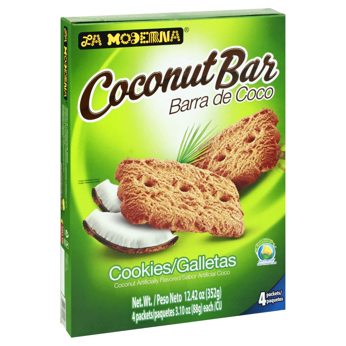 slide 7 of 9, La Moderna Coconut Bar Cookies, 12.42 oz