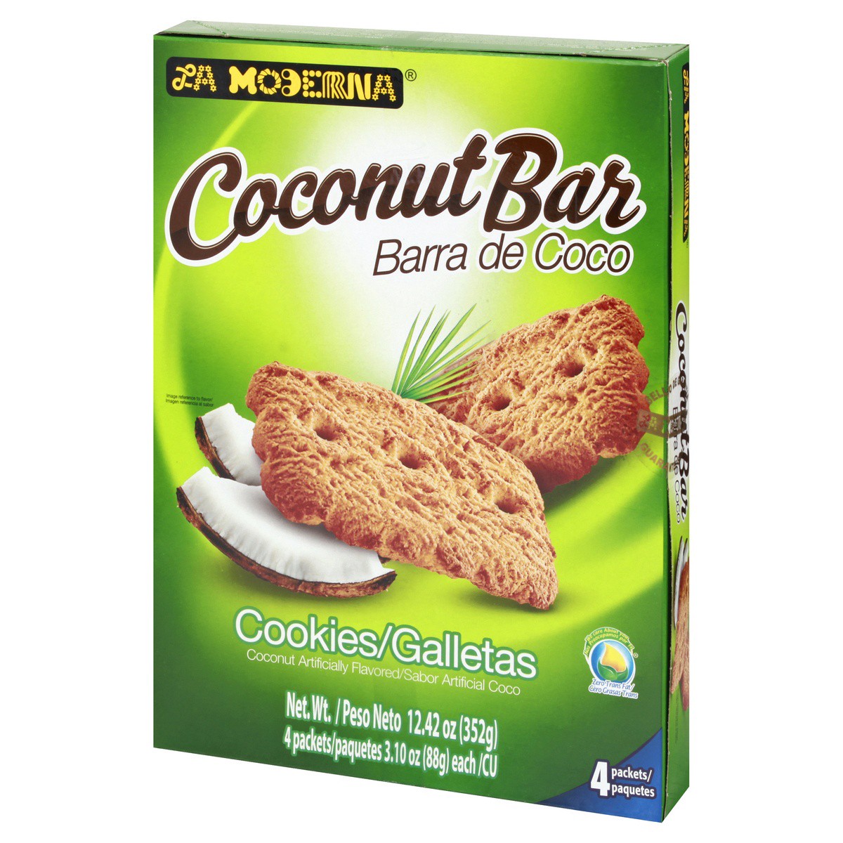 slide 4 of 9, La Moderna Coconut Bar Cookies, 12.42 oz