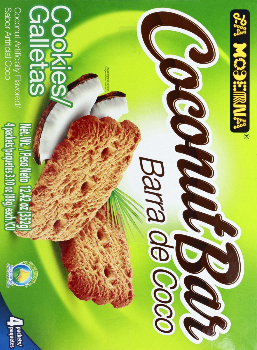 slide 8 of 9, La Moderna Coconut Bar Cookies, 12.42 oz