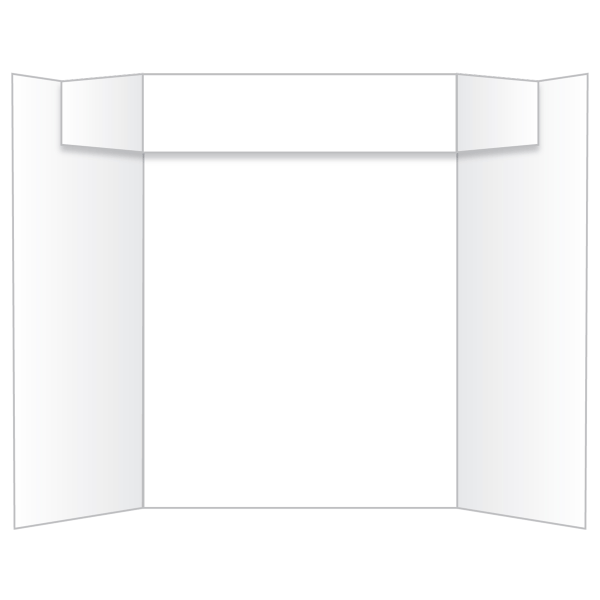 Royal Brites Eco Brites Too Cool Tri-Fold Poster Board, 24 x 36, White ...