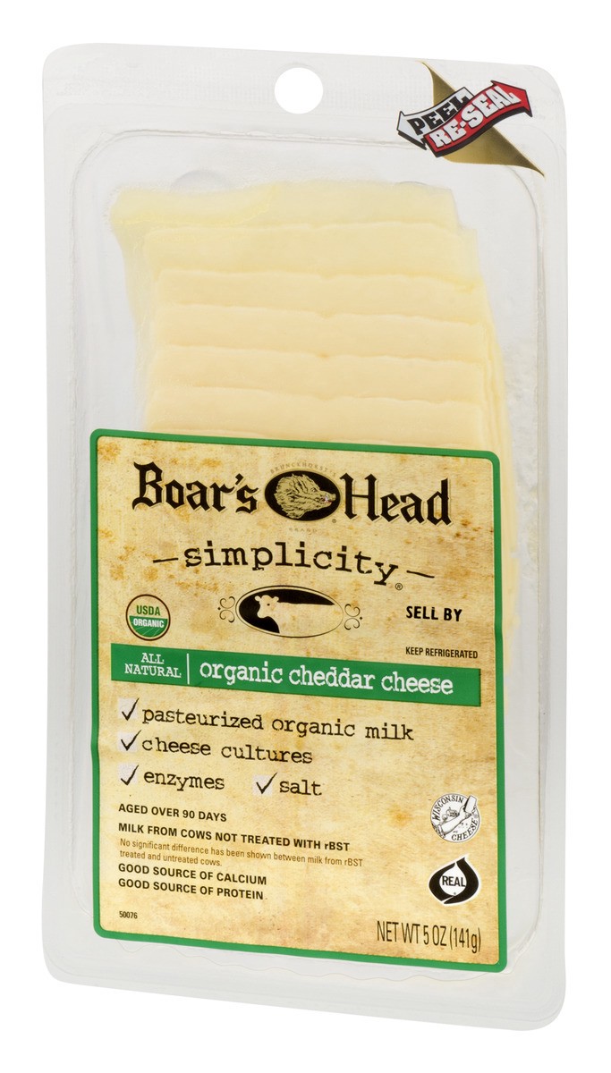 Boar's Head Cheese, Cheddar, Organic 5 oz Shipt