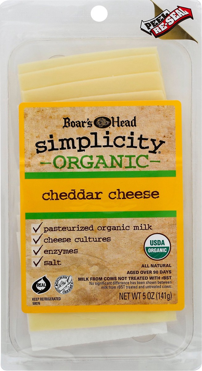 Boar's Head Cheese, Cheddar, Organic 5 oz Shipt