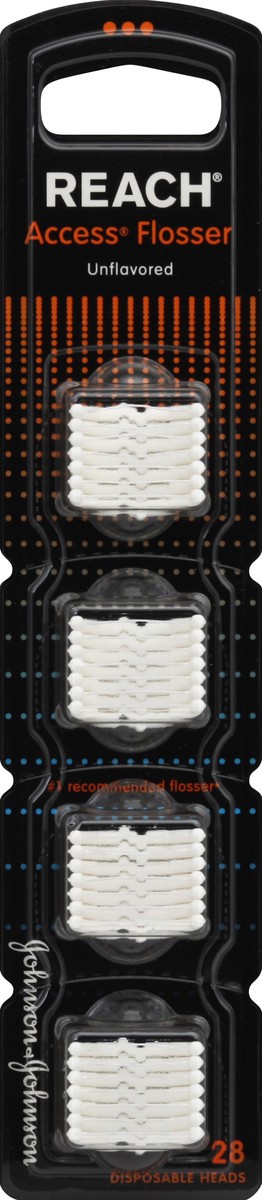 slide 1 of 6, REACH Disposable Head Refills 28 ea, 28 ct