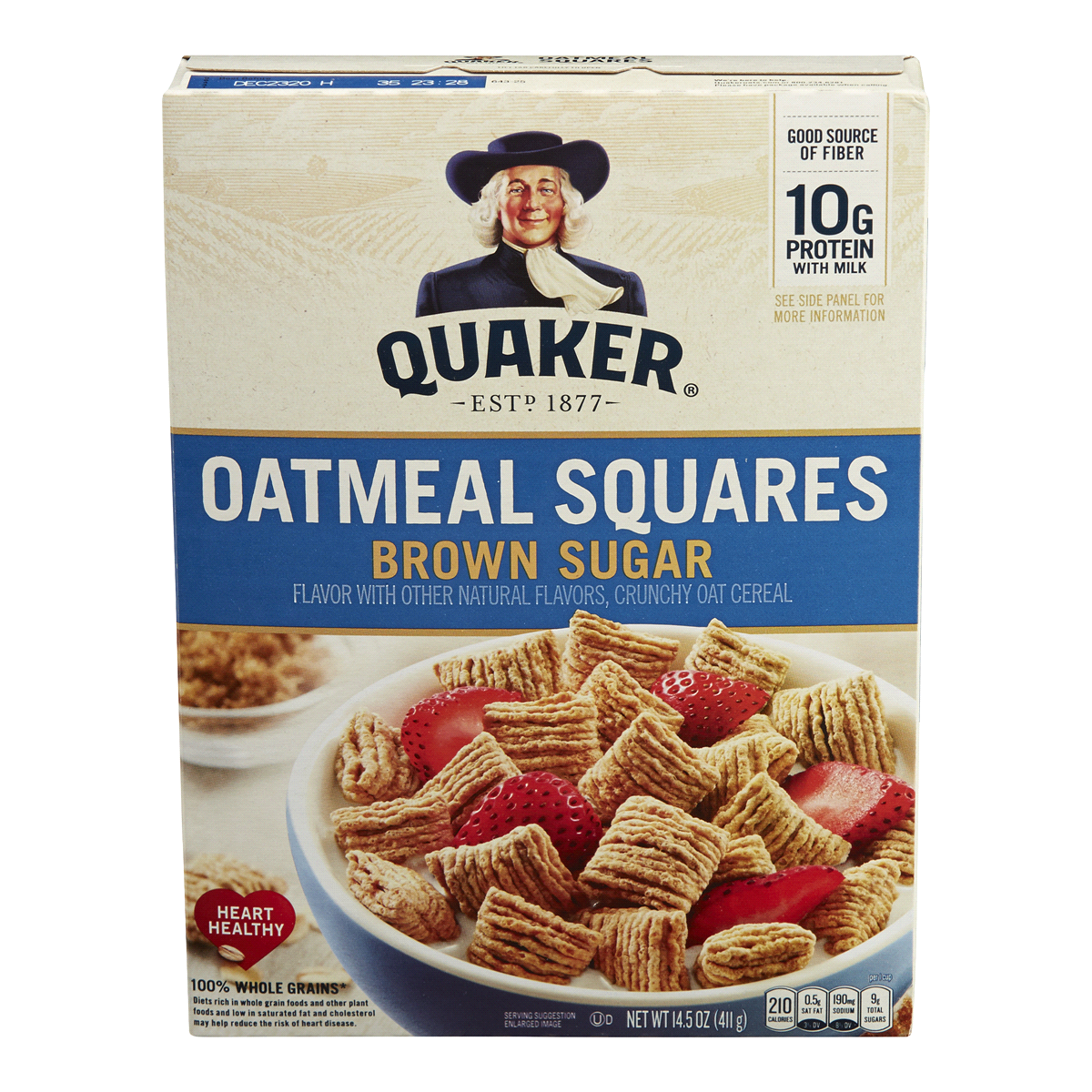 Quaker Oats Oatmeal Squares Cereal Nutrition Facts Nutrition Ftempo