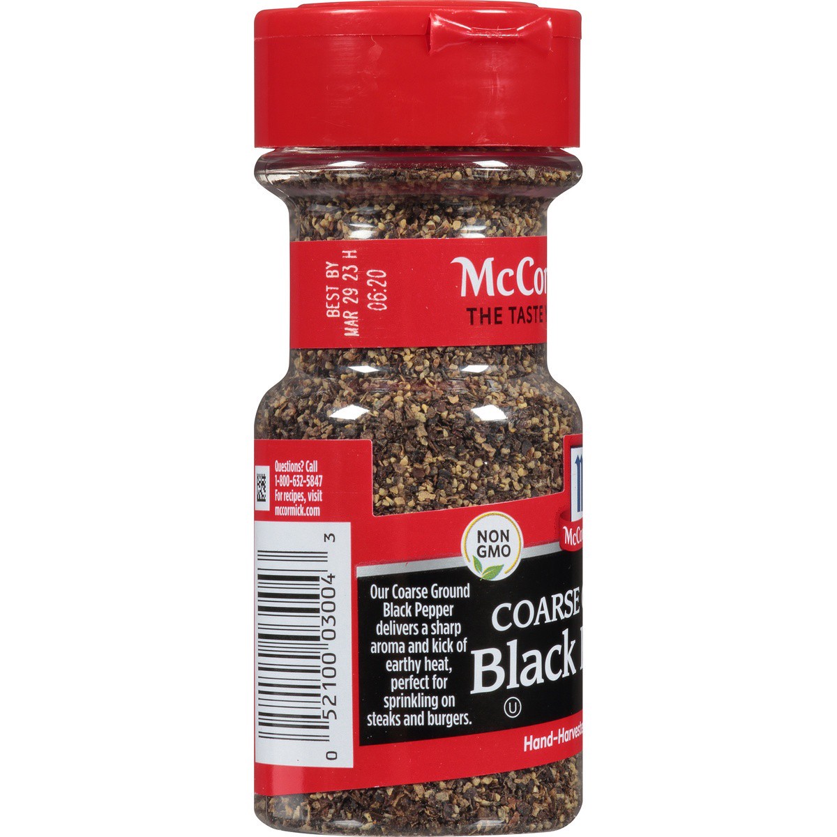 slide 5 of 7, McCormick Coarse Ground Black Pepper, 2.12 oz