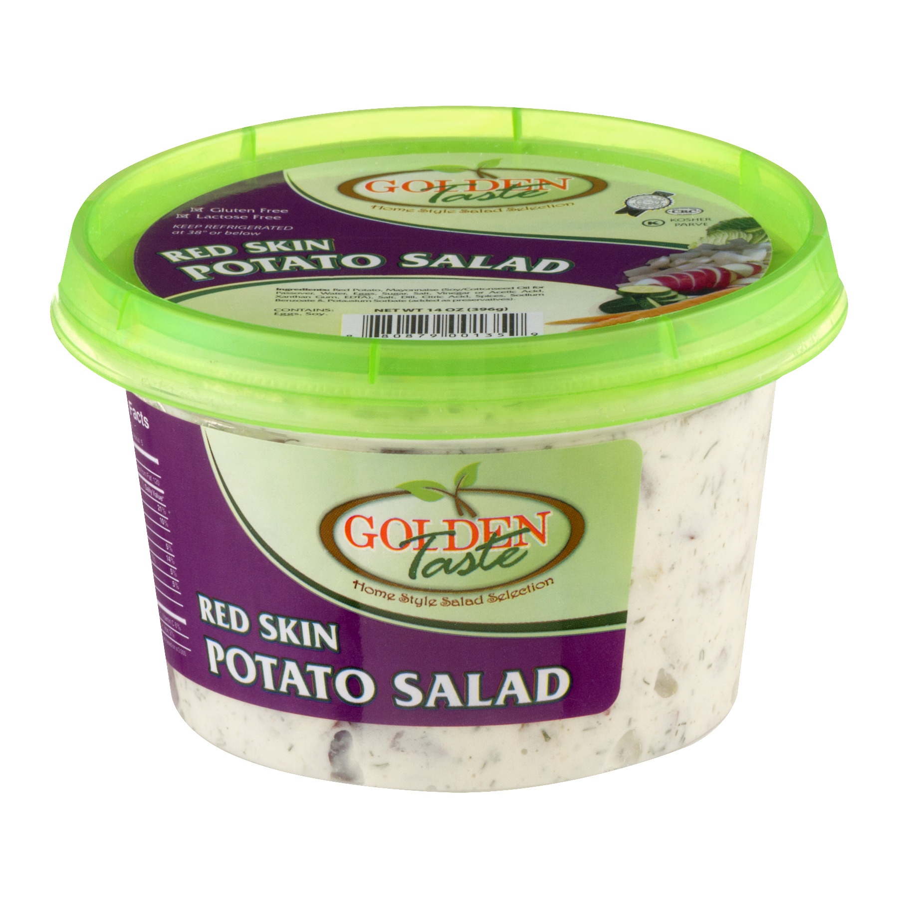 slide 1 of 1, Golden Taste Redskin Potato Salad, 14 oz