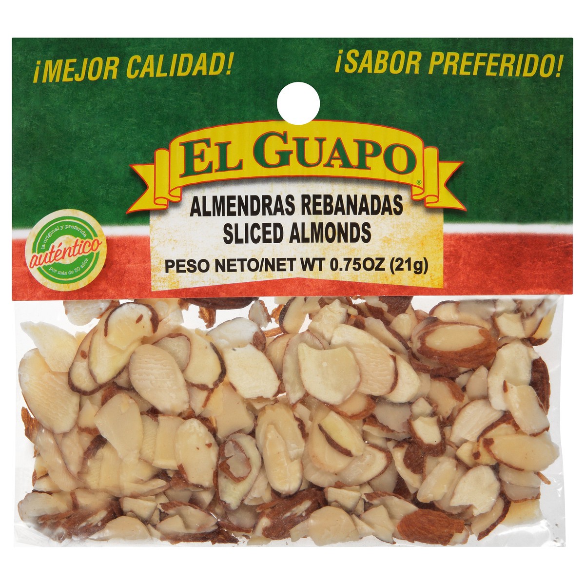 slide 5 of 10, El Guapo Sliced Almonds (Almendras Rebanadas), 0.75 oz, 0.75 oz