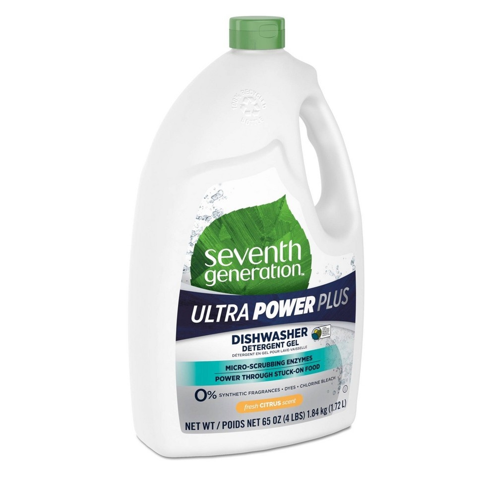 Seventh Generation Ultra Power Plus Dishwasher Detergent Gel 65 fl oz