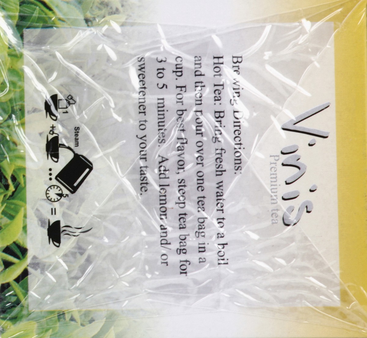 slide 5 of 5, Vinis Mango Black Tea - 25 ct, 25 ct