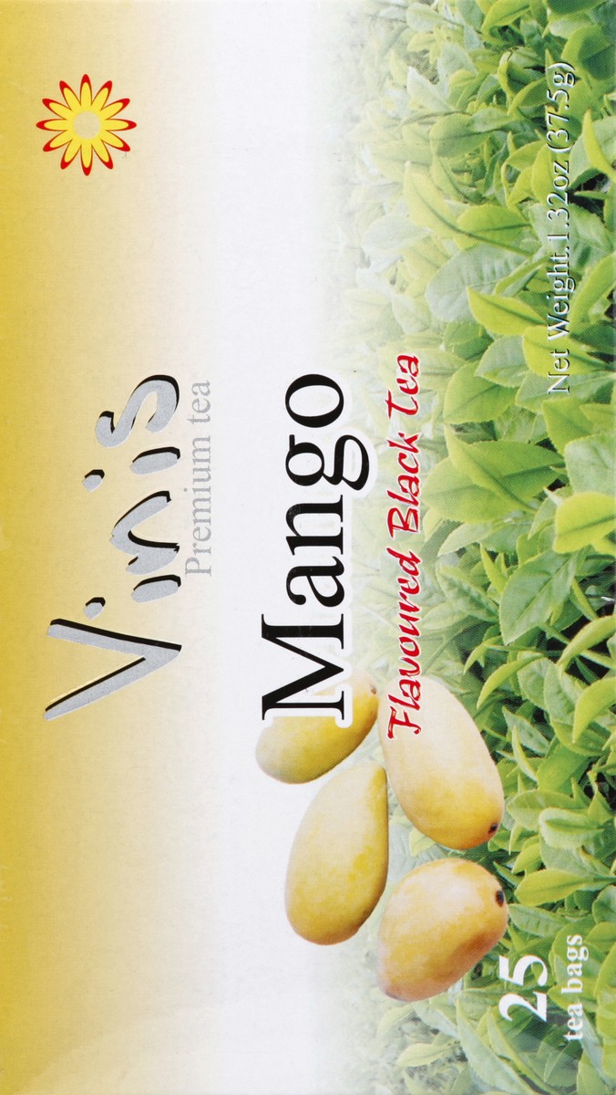slide 2 of 5, Vinis Mango Black Tea - 25 ct, 25 ct