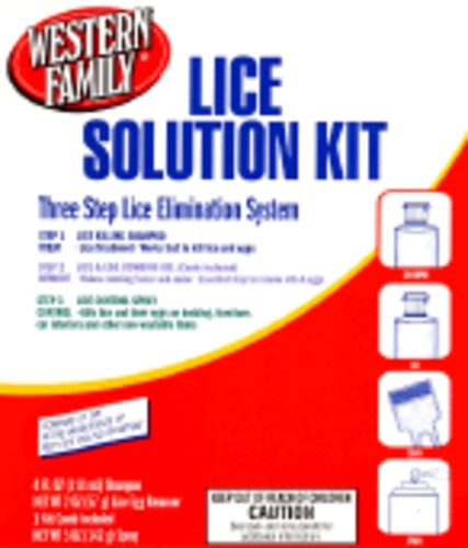 slide 1 of 1, Western Family Lice Solution, 1 ct