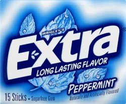 Extra Sugarfree Peppermint Gum 15 ea