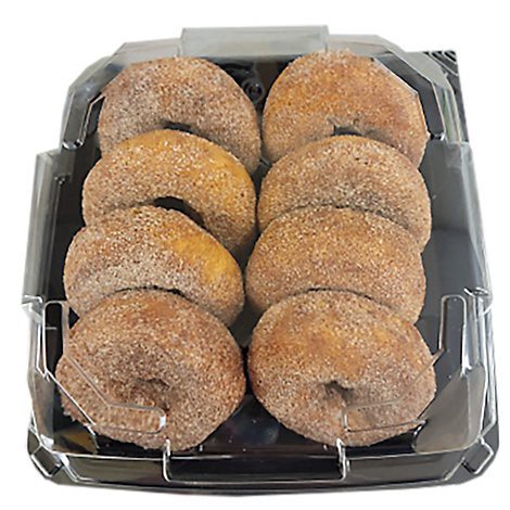 slide 1 of 1, Bakery Donut Cake Pumpkin 8 Count - Each, 8 ct
