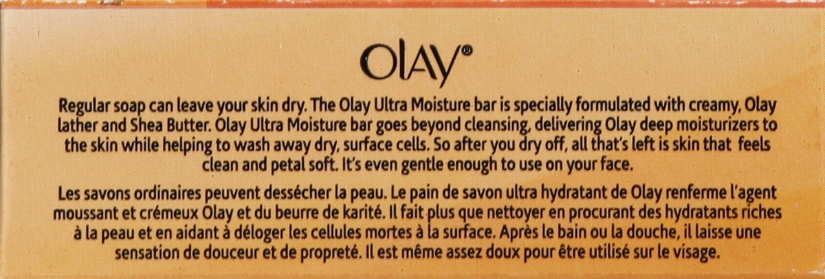 slide 4 of 5, Olay Ultra Moisture with Shea Butter Beauty Bar, 1 ct