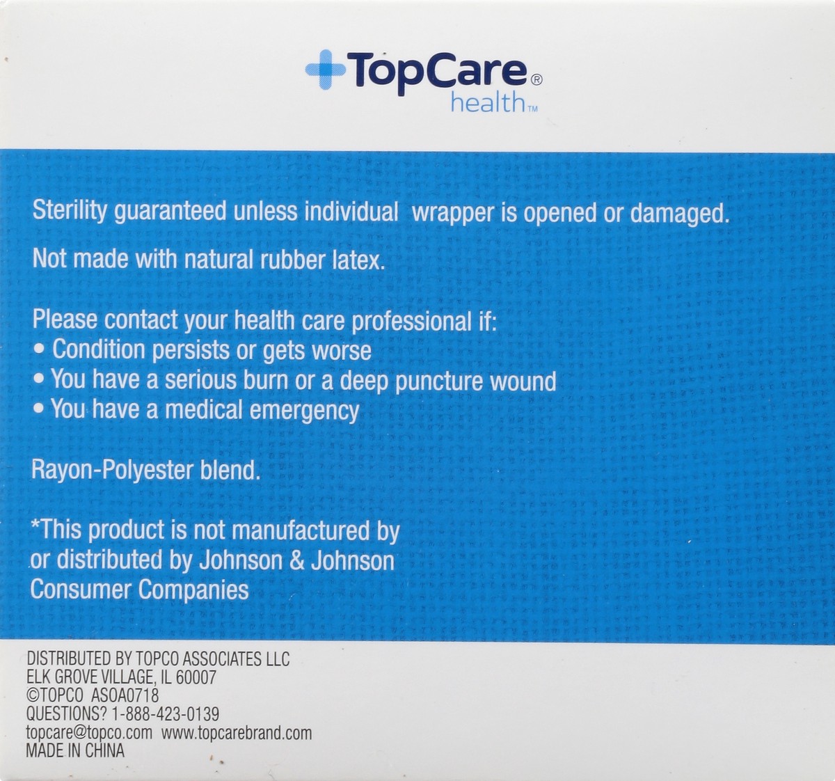 slide 5 of 9, TopCare Health Sterile Gauze Pads 25 ea, 25 ct