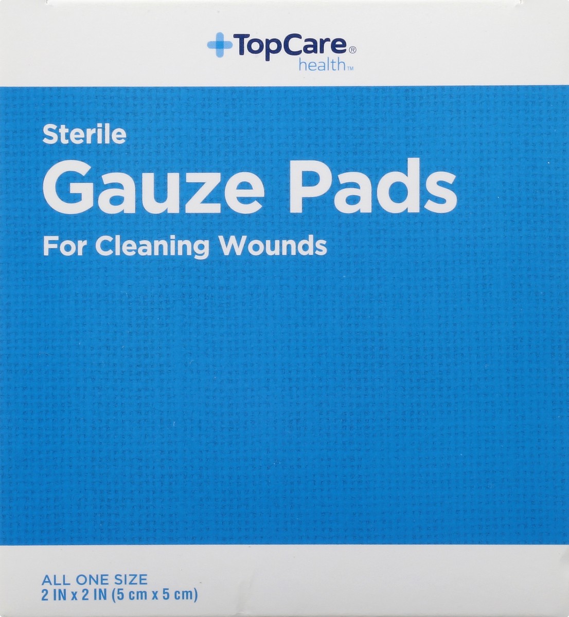 slide 4 of 9, TopCare Health Sterile Gauze Pads 25 ea, 25 ct