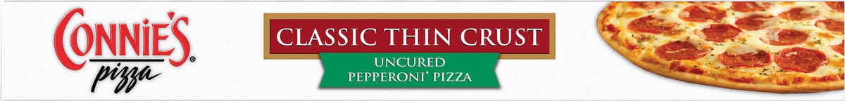 slide 8 of 11, Connie's Classic Thin Crust Uncured Pepperoni Pizza 22.19 oz, 22.19 oz