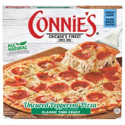 Connie's Classic Thin Crust Uncured Pepperoni Pizza 22.19 oz