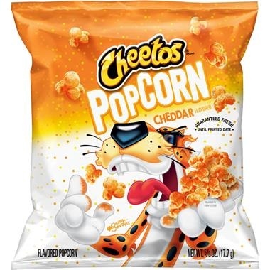 slide 1 of 1, Cheetos Popcorn Cheddar Flavored, 0.624 oz