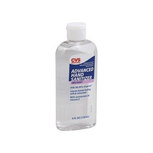 slide 1 of 1, CVS Pharmacy Advanced Instant Hand Sanitizer, 4 fl oz; 118 ml