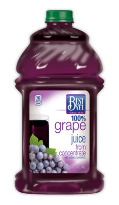 slide 1 of 1, Best Yet 100% Grape Juice, 48 oz