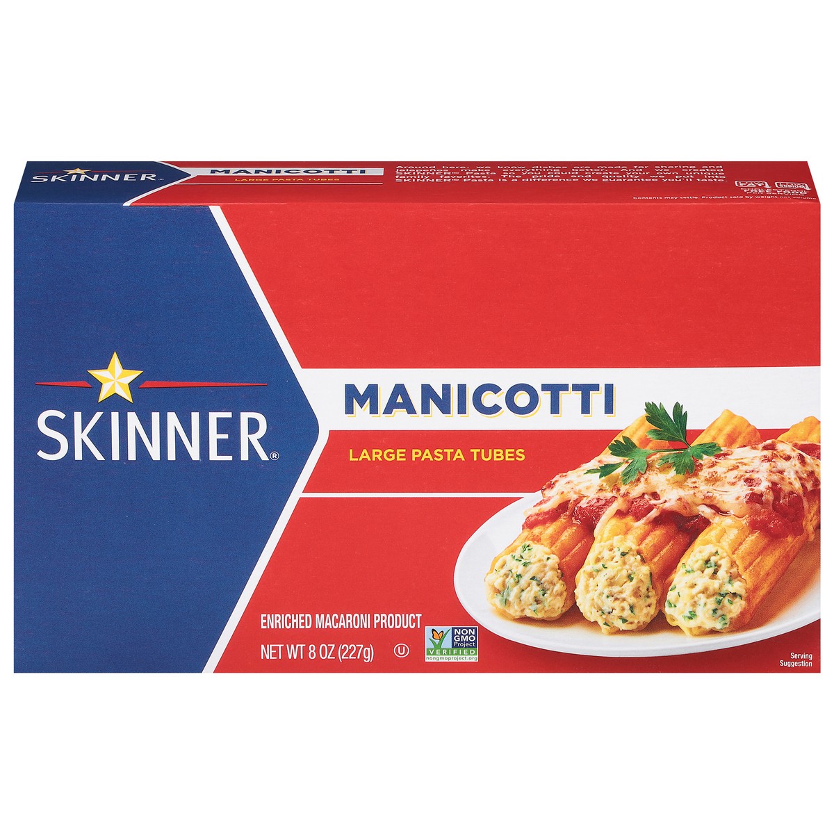 slide 8 of 14, Skinner Manicotti 8 oz, 8 oz