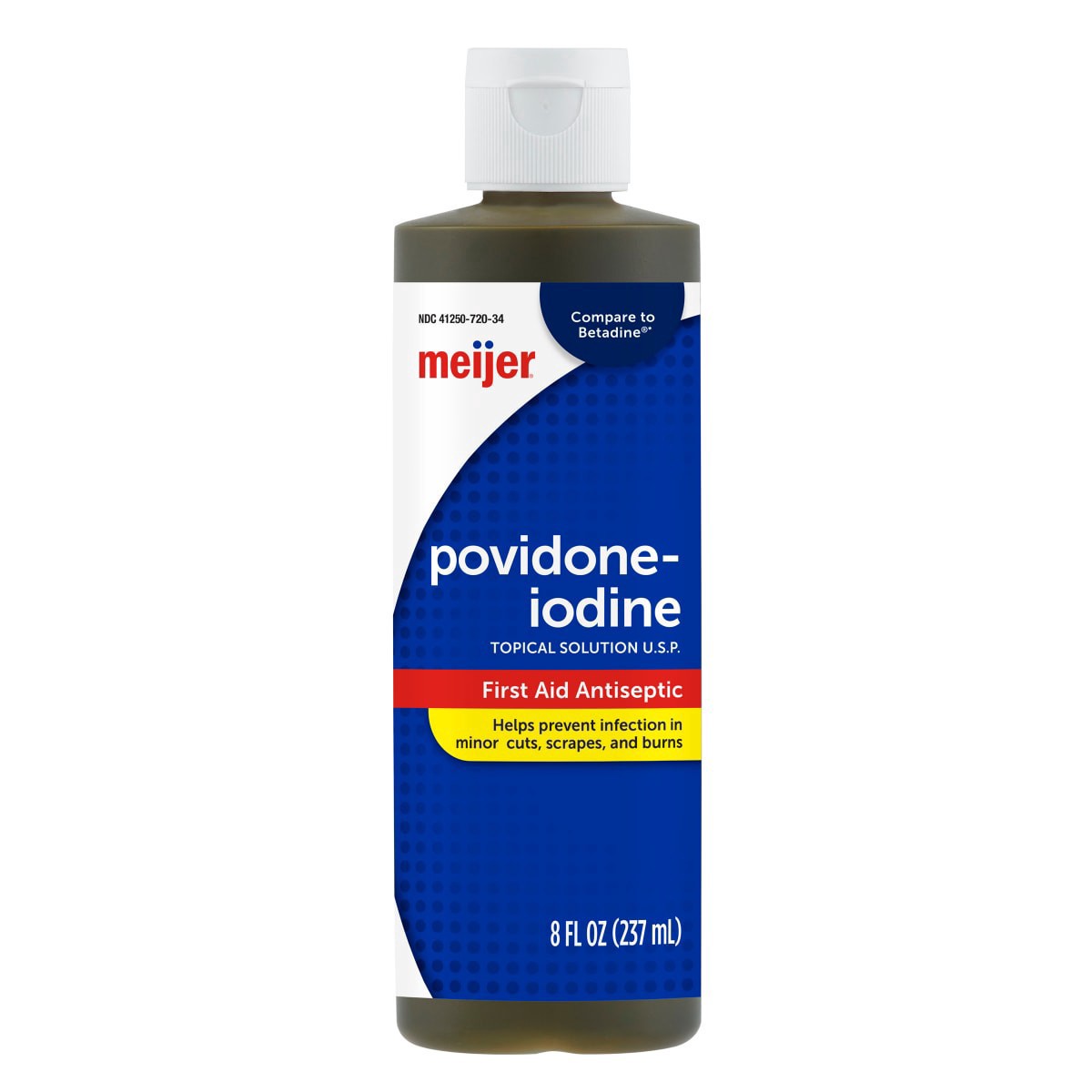 slide 1 of 5, Meijer Povidone-Iodine, 8 oz