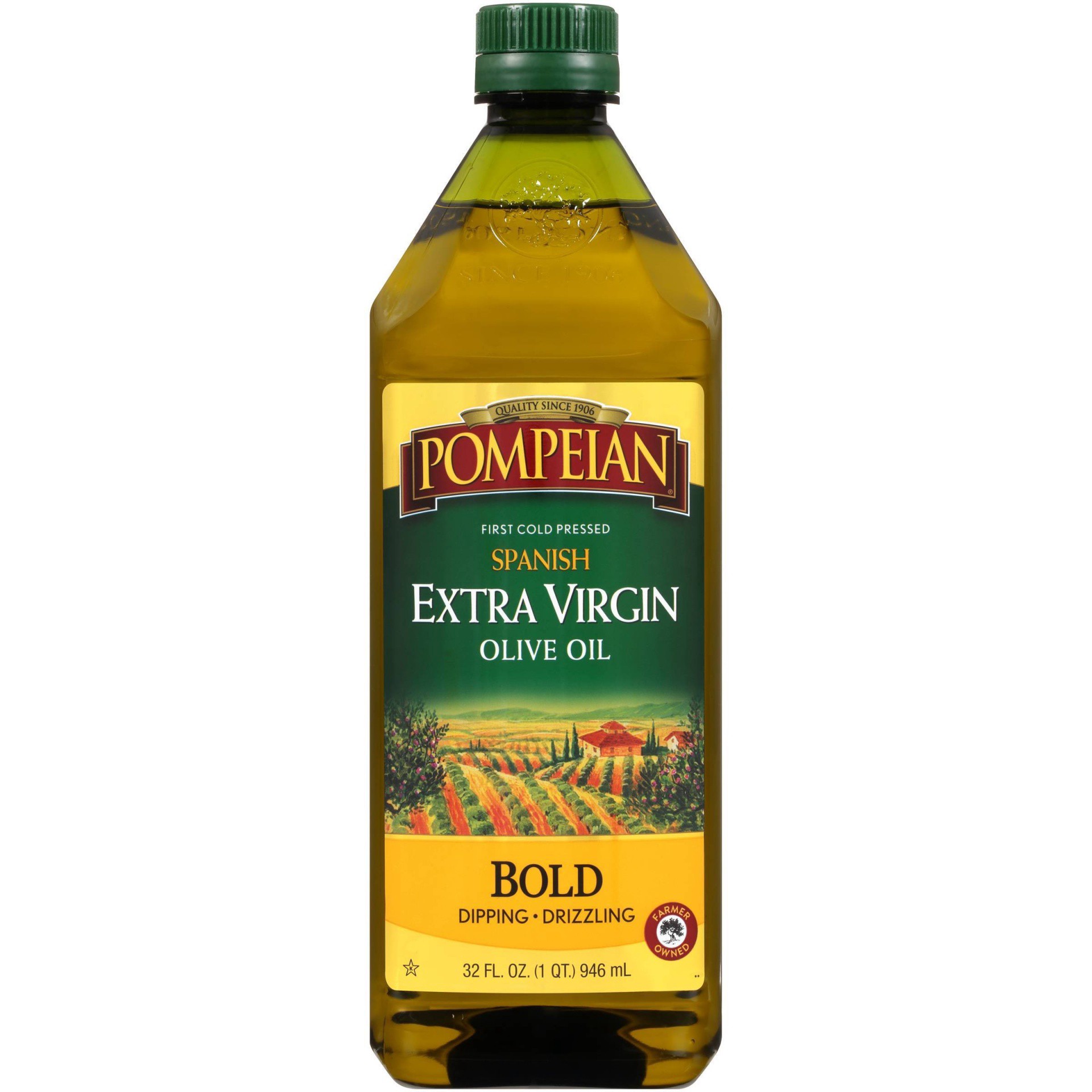 slide 1 of 9, Pompeian 32 oz Pompeian Bold Extra Virgin Olive Oil, 32 fl oz