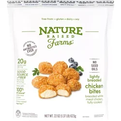 NatureRaised Farms Nature Raised Farms Lightly Breaded Boneless Chicken Bite - 22oz