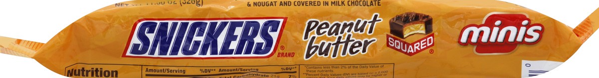 slide 4 of 5, Snickers, Peanut Butter Squared Minis Candy, 11.50 Oz, 11.5 oz