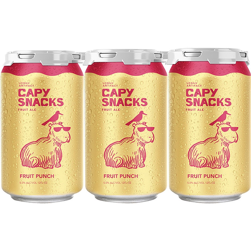 slide 1 of 1, Urban Artifact Capy Snacks Fruit, 6 ct; 12 oz