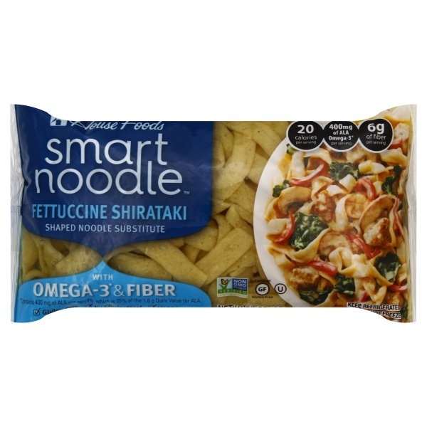 slide 1 of 1, House Foods Smart Noodle Fettucine Shirataki, 8 oz