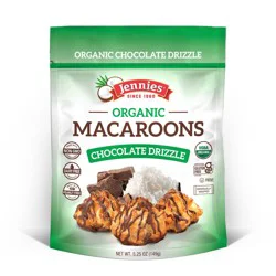 Jennie's Organic Chocolate Drizzle Macaroons - 5.25 oz
