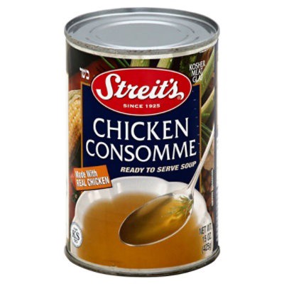 slide 1 of 2, Streit's Ready to Serve Chicken Consomme Soup, 15 oz