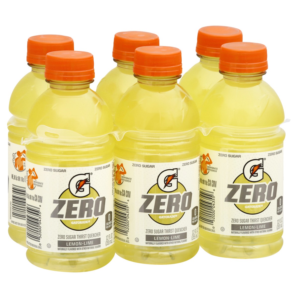 slide 2 of 10, Gatorade Zero Zero Sugar Thirst Quencher Lemon Lime - 6 ct, 6 ct