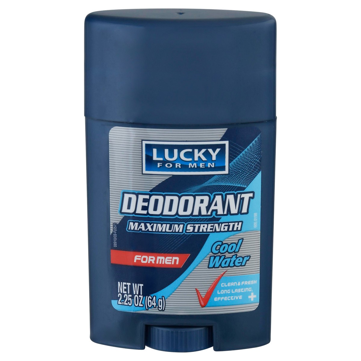 slide 2 of 13, Lucky For Men Maximum Strength Cool Water Deodorant 2.25 oz, 2.25 oz