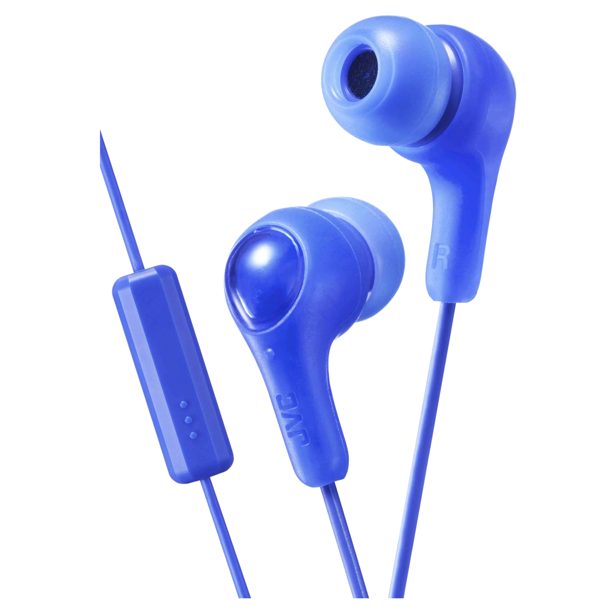 slide 1 of 5, JVC Gumy Plus Wired Microphone and Remote Headphones, 1 ct