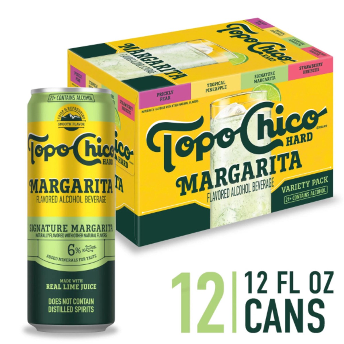 slide 1 of 12, Topo Chico Hard Margrta Vrt 12/12oz, 12 ct; 12 fl oz