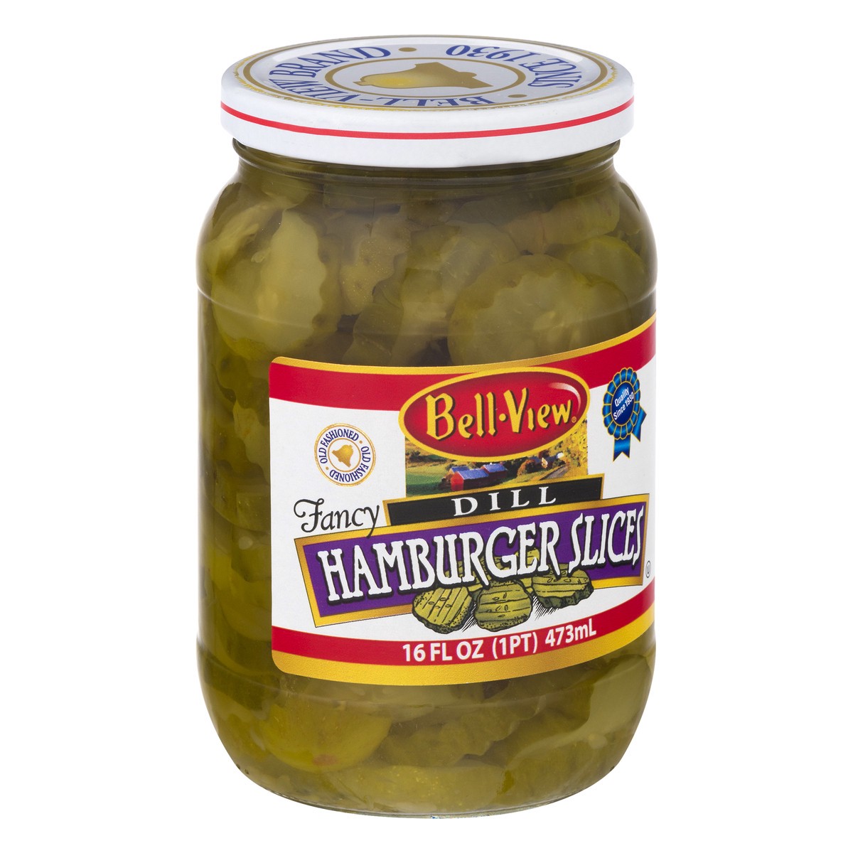 slide 8 of 13, Bell-View Pickle Hamburger Dill Slic, 16 oz