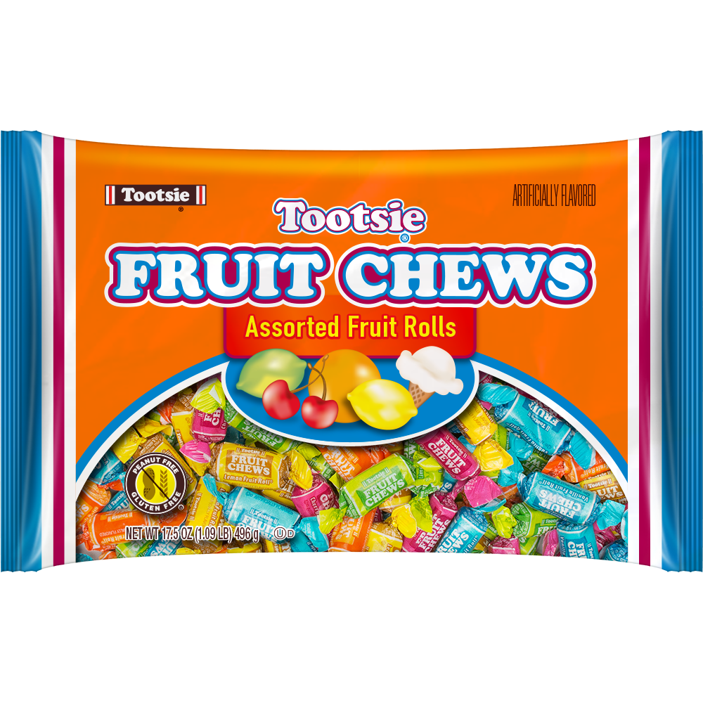 slide 1 of 1, Tootsie Fruit Chews Candy, 18 oz