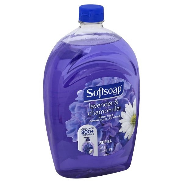 slide 1 of 3, Softsoap Lavender  &  Chamomile Liquid Hand Soap Refill, 56 oz