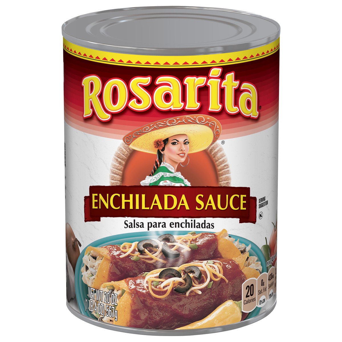 slide 1 of 5, Rosarita Enchilada Sauce 20 oz, 20 oz