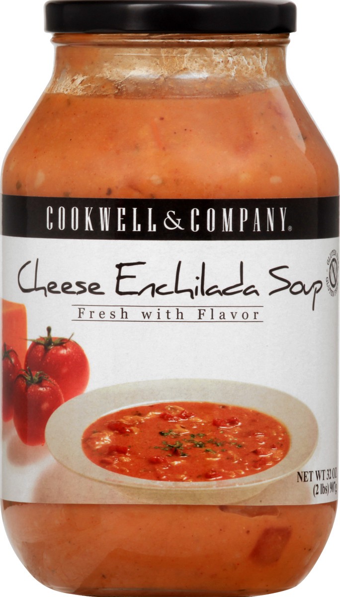 slide 11 of 13, Cookwell & Company Cheese Enchilada Soup 32 oz, 32 oz