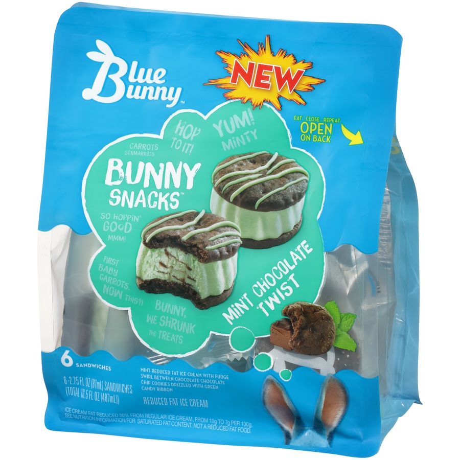 blue bunny ice cream plush